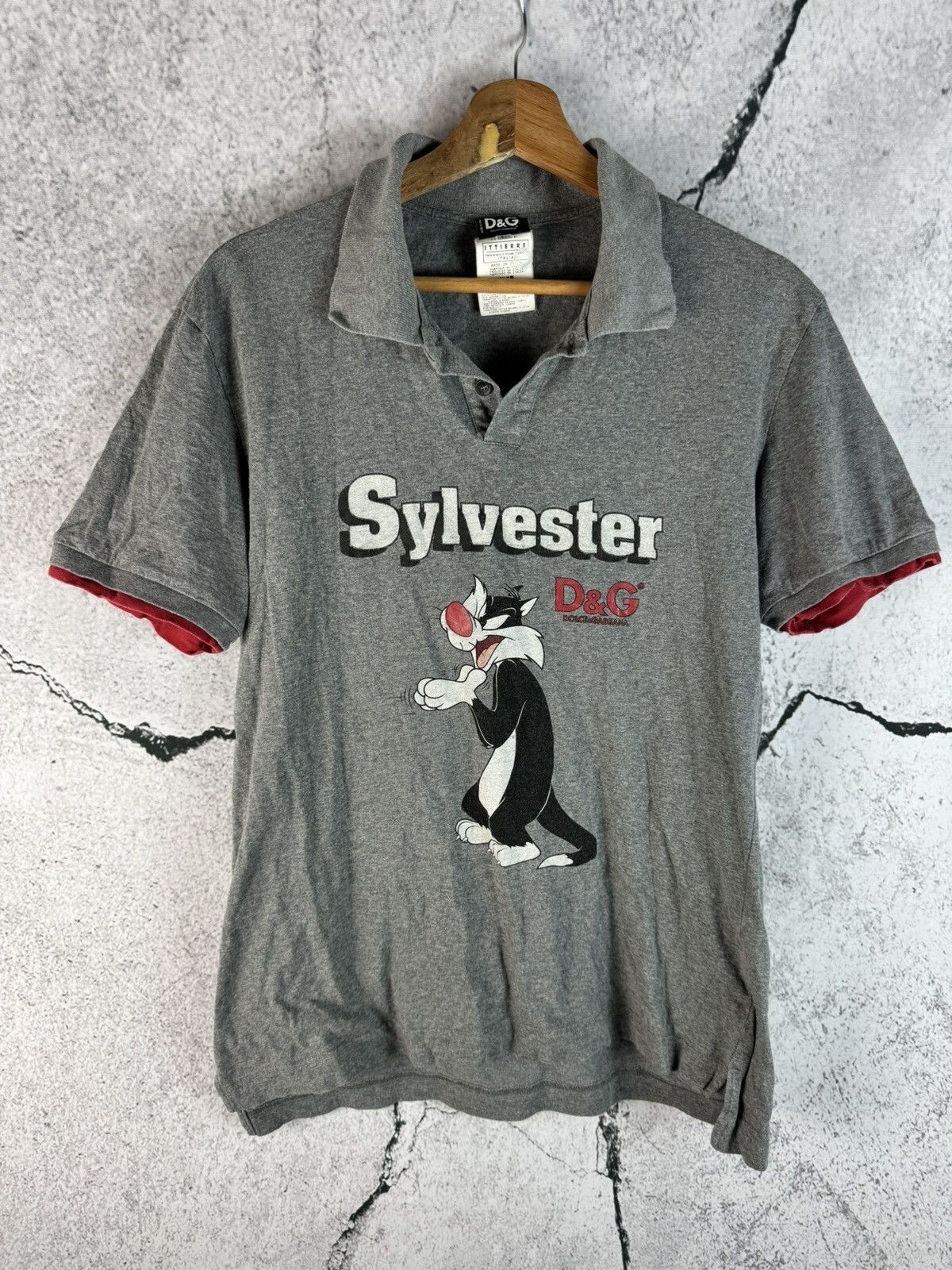D&G Tweety Sylvester 半袖ポロシャツ D&G Tweety Sylvester 半袖ポロシャツ Dolce & Gabbana