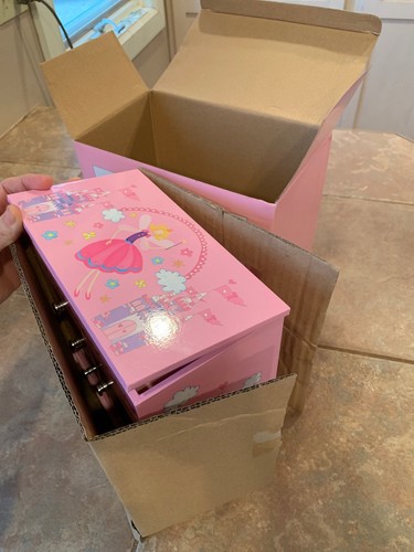 Mele & Co. Krista Girl's Musical Ballerina Upright Jewelry Box Castles/Fairy