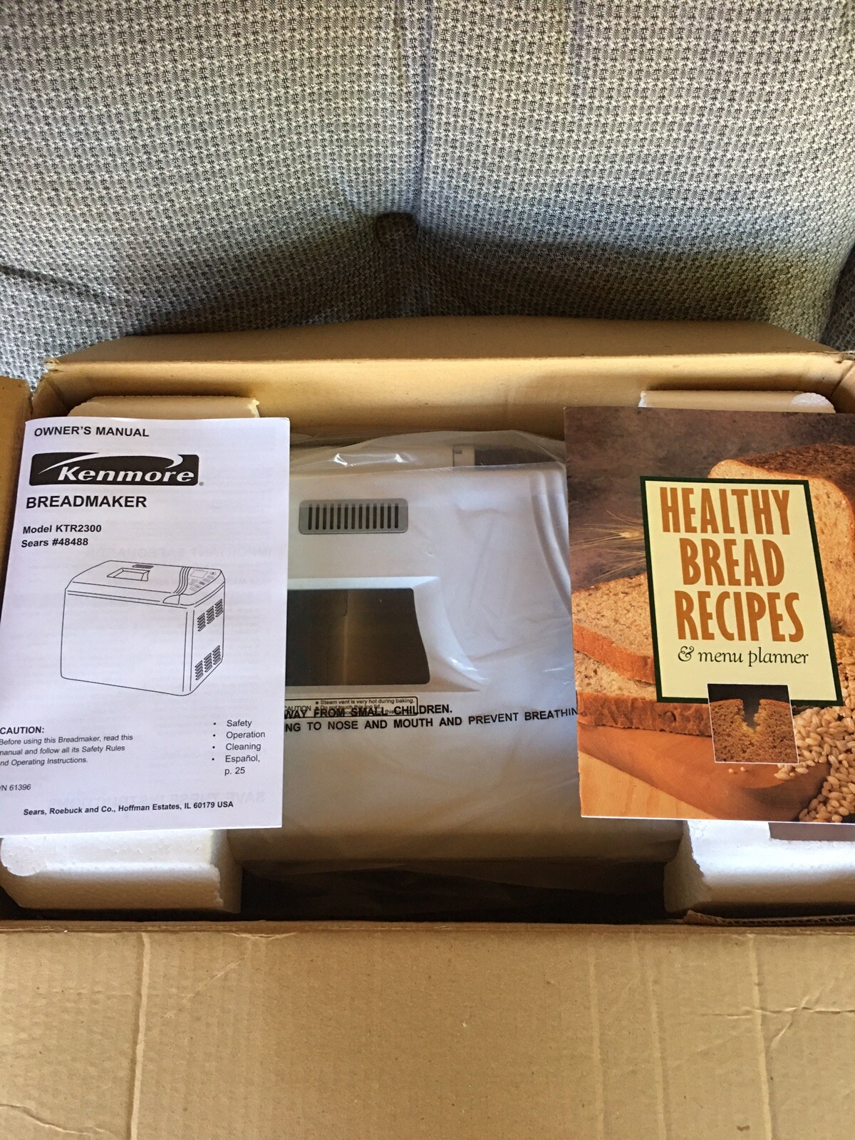 kenmore automatic bread maker model ktr2300 manual