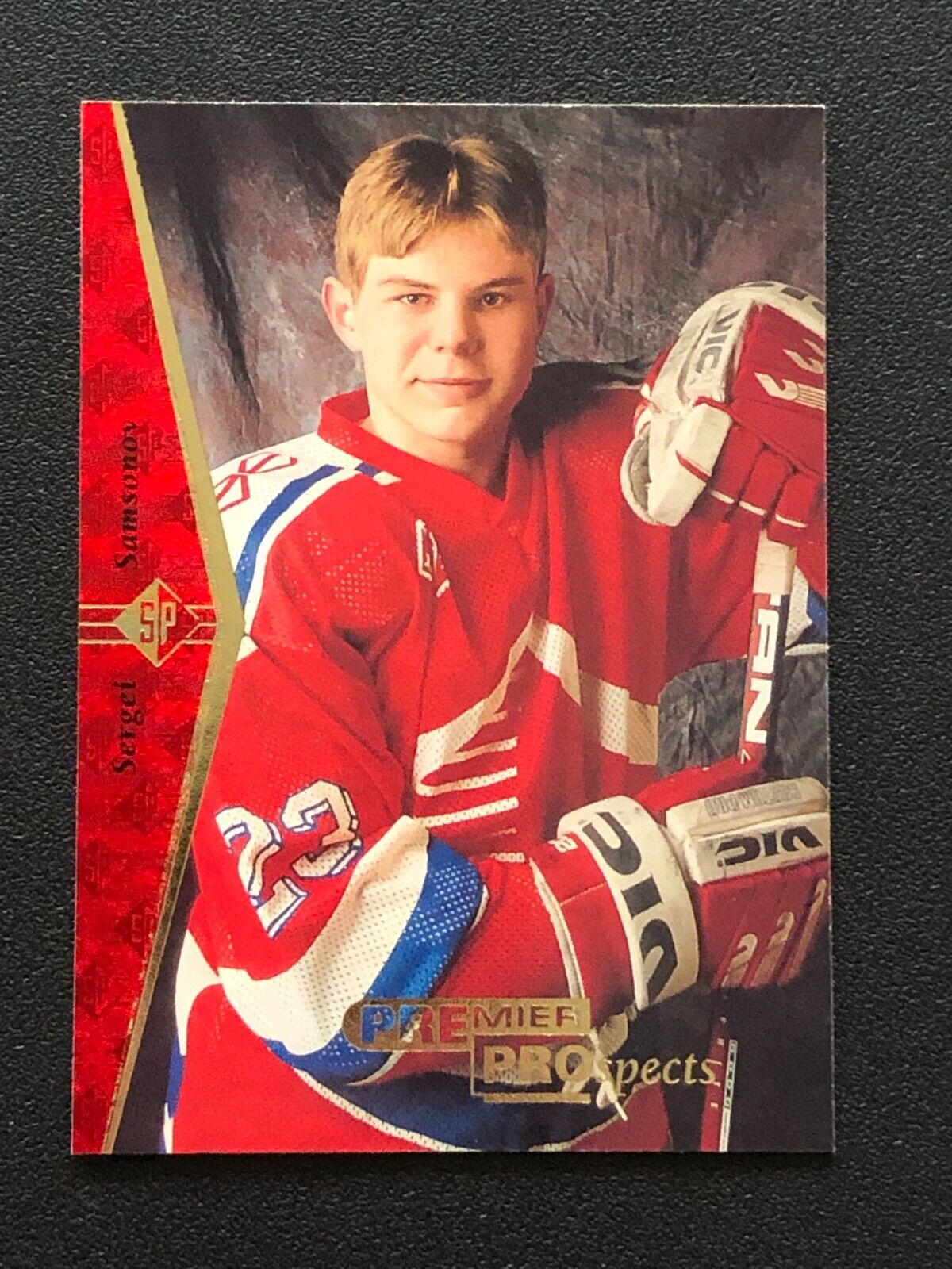 1994-95 SP #189 Sergei Samsonov Rookie Card Boston Bruins. rookie card picture