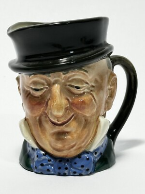 Vintage Royal Doulton Mr MICAWBER Toby Jug 3 1/4'' high