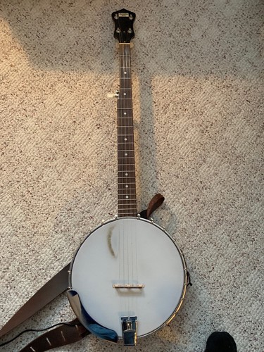 Recording King Madison open back banjo 5 string/case