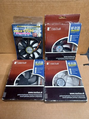 Lot Of 3 Noctua  SSO Bearing SC-DRIVE 2 FLX 3 speed settings + 1 Other Fan. 