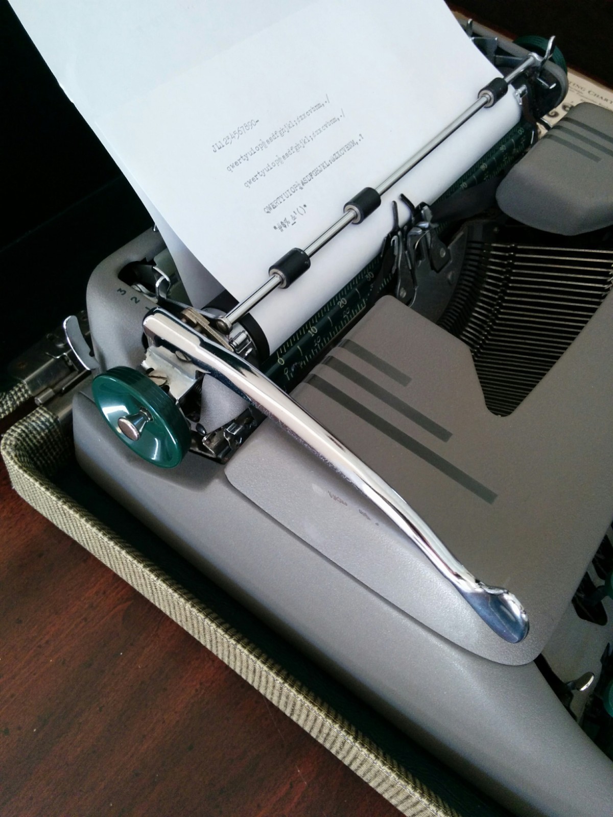 Vintage Smith-Corona Silent Portable Typewriter