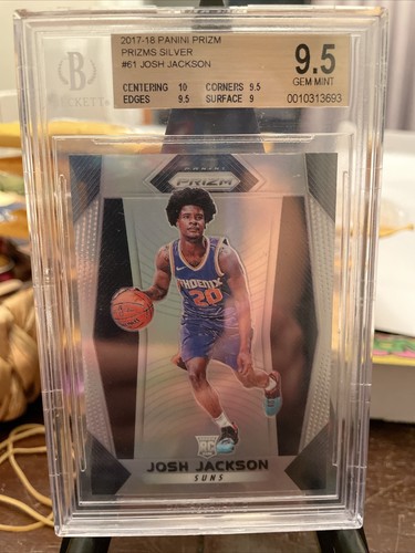 JOSH JACKSON 2017-18 Prizm Silver Rookie Rc #61 BGS 9.5