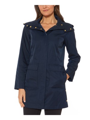 

JONES NY Женская темно-синяя водостойкая зимняя куртка с капюшоном Пальто, Navy, Z10781-ME