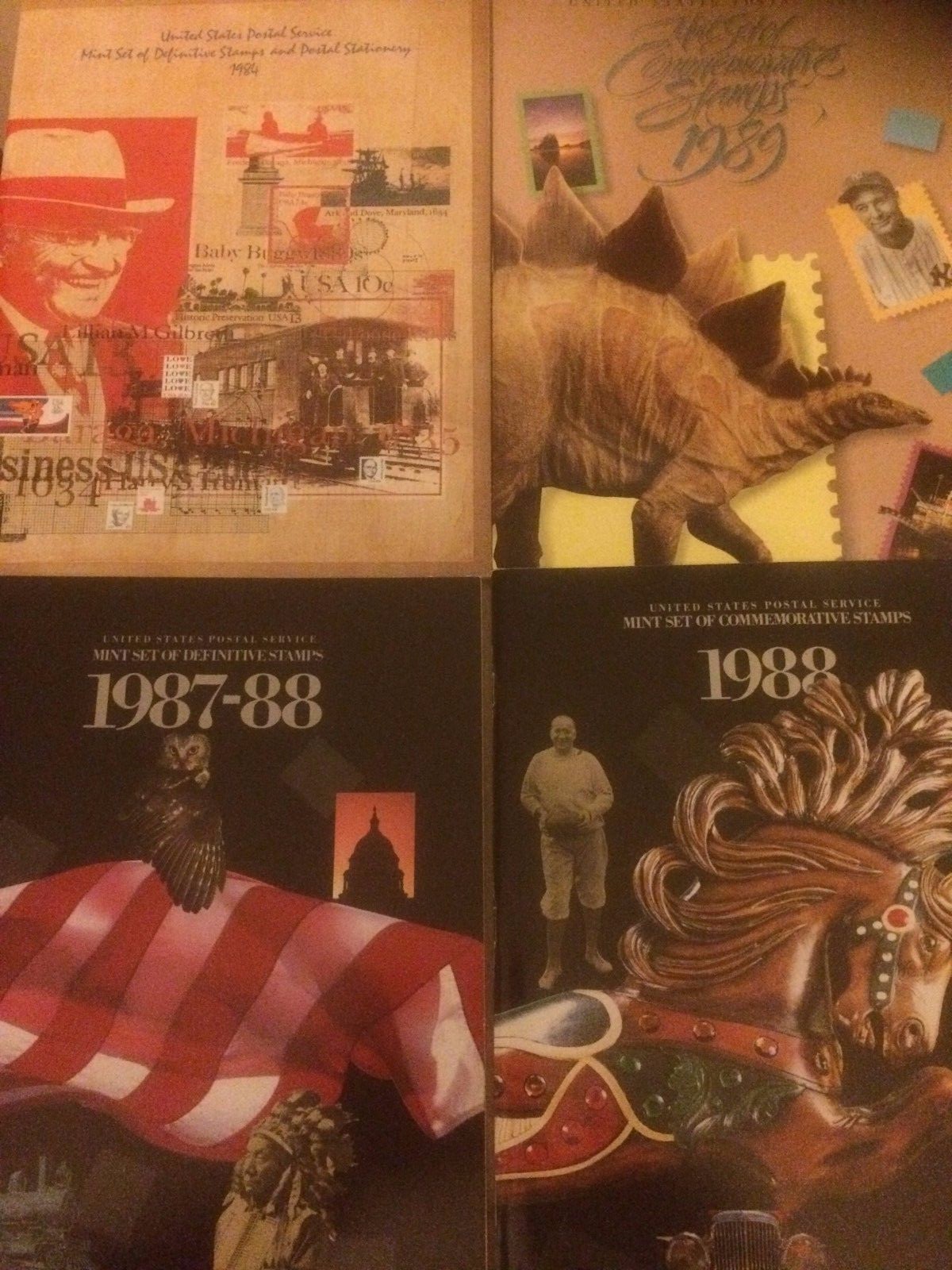 Stamp books, first day binders, albums