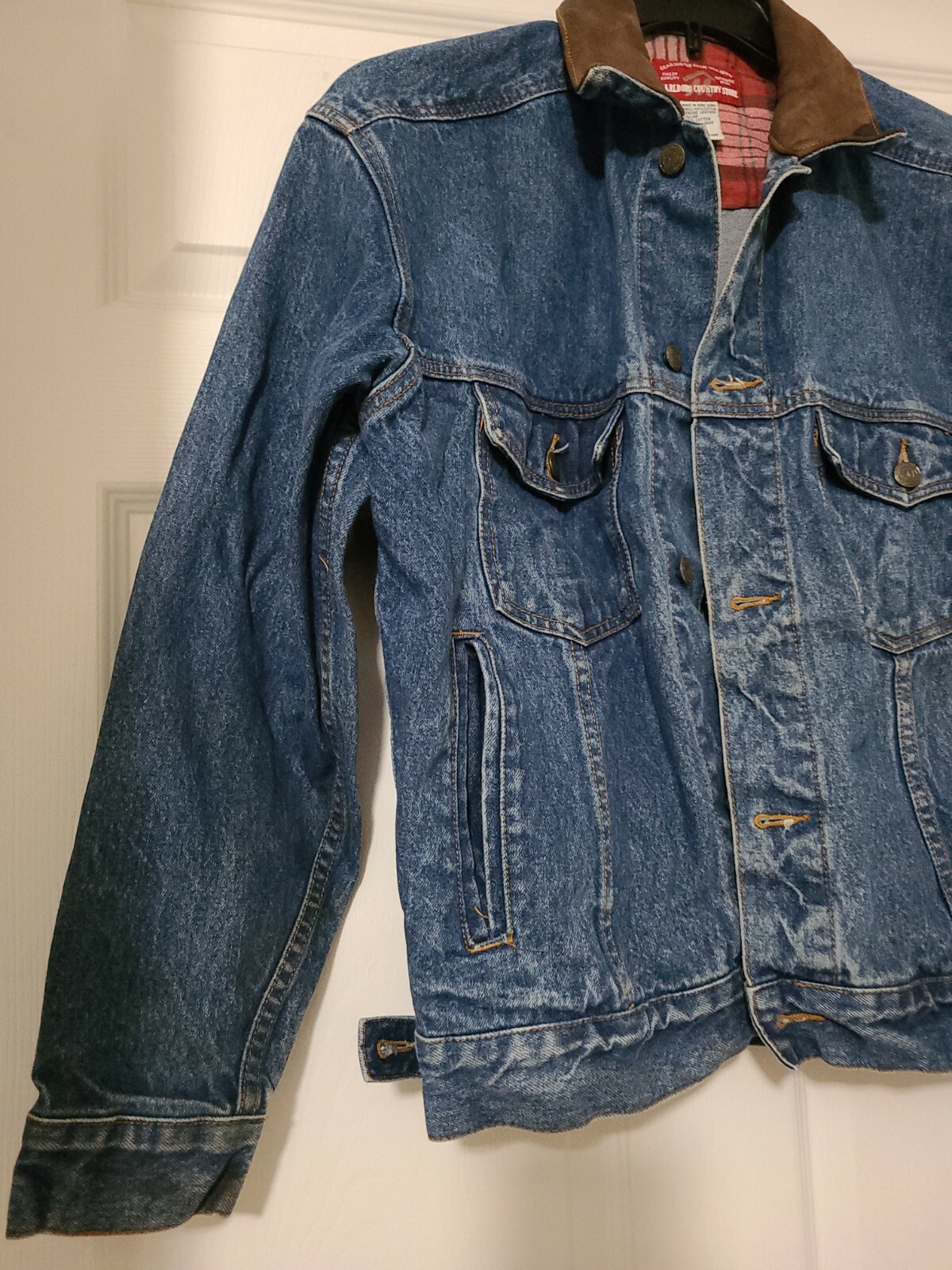 Men Denim Vintage Jean Jacket 