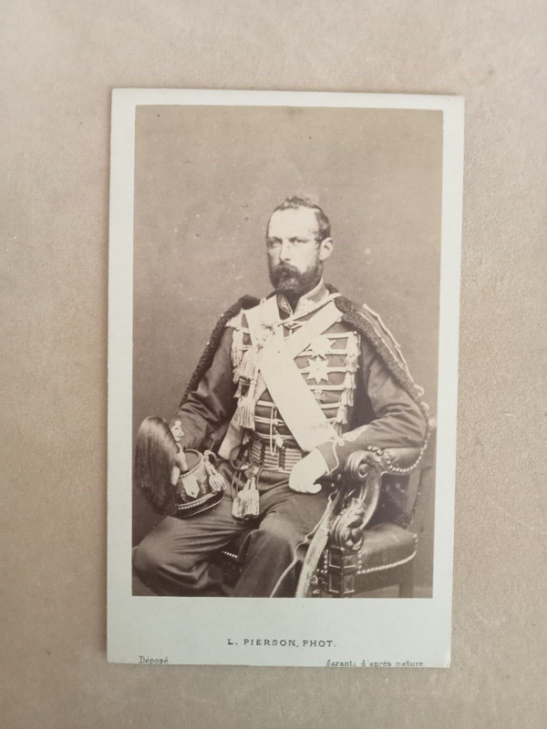 Photo Cdv Charles Xv Roi De SuÃ¨De Et De NorvÃ¨Ge 1826-1872 Par Mayer Et Piersons