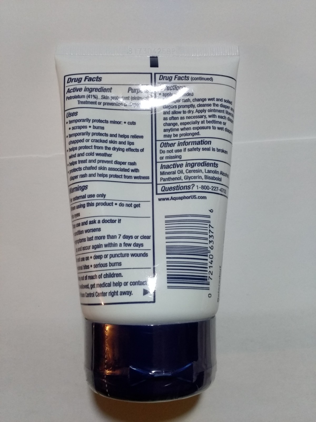 AQUAPHOR HEALING OINTMENT BABY 3 oz TUBE Best Buy on eBay. Free shipping include