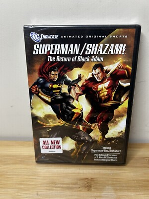 Superman / Shazam : The Return of the Black Adam (DVD) ORIGINAL FACTORY SEALED!