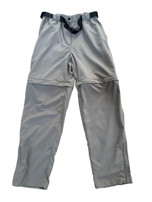 Rugged Exposure Convertible Nylon Hiking Pants with Belt Men's Size Medium