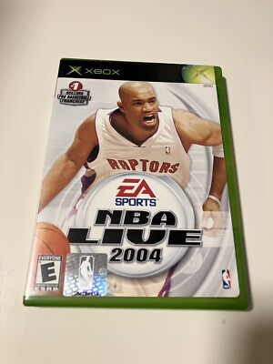 NBA LIVE 2004 MICROSOFT ORIGINAL XBOX CIB COMPLETE IN BOX W/ MANUAL + CASE