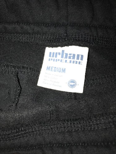 Black Urban Pipeline Workout Sweatpants Medium Kids
