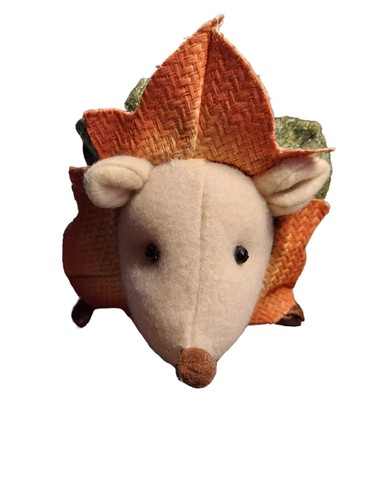 Hedgehog Weighted Plush Multiple Fabrics Fall Decor SKU