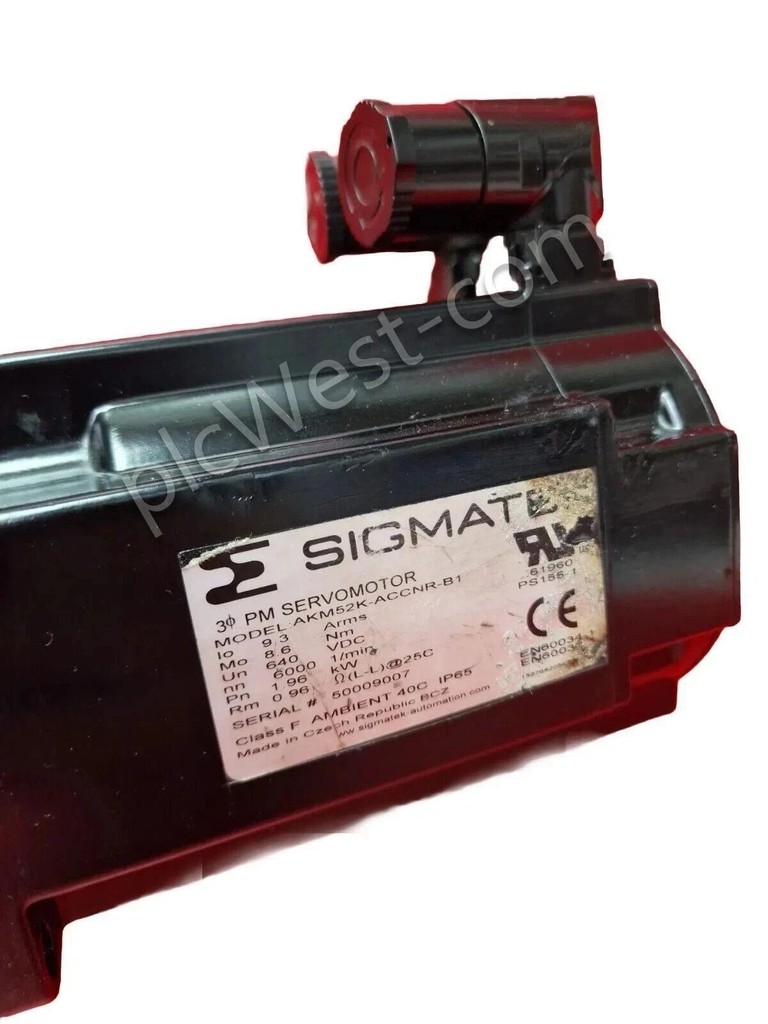 SIGMATEK AKM52K-ACCNR-B1 SERVO MOTOR — 2