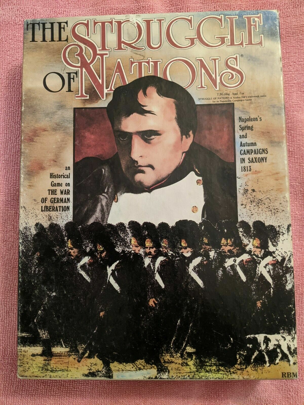 THE STRUGGLE OF NATIONS 1813 Avalon Hill Games Napoleon War
