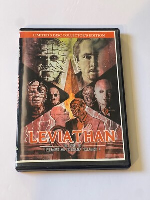 Leviathan: The Story of Hellraiser + Hellbound Hellraiser II DVD 3-Disc Set OOP