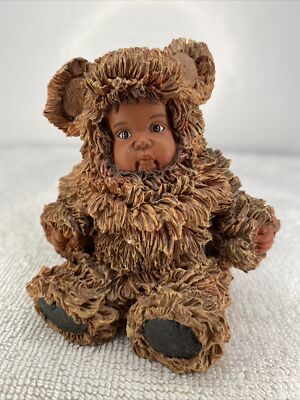 Anne Geddes Enesco 1998 Teddy BearBaby  From Small Beginnings Come Great Things 