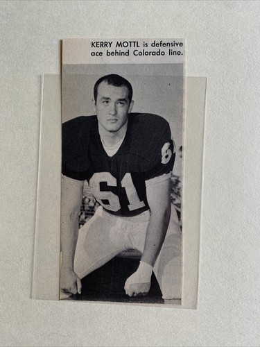 トップス BARNS OUTFITTERS COLORADO FOOTBALL 1966 Kerry Mottl Colorado Buffaloes 1966 S&S Football Pictorial