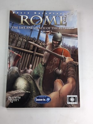 Rome The Life & Death of the Republic-Cubicle7 Basic Roleplaying Game RPG SC