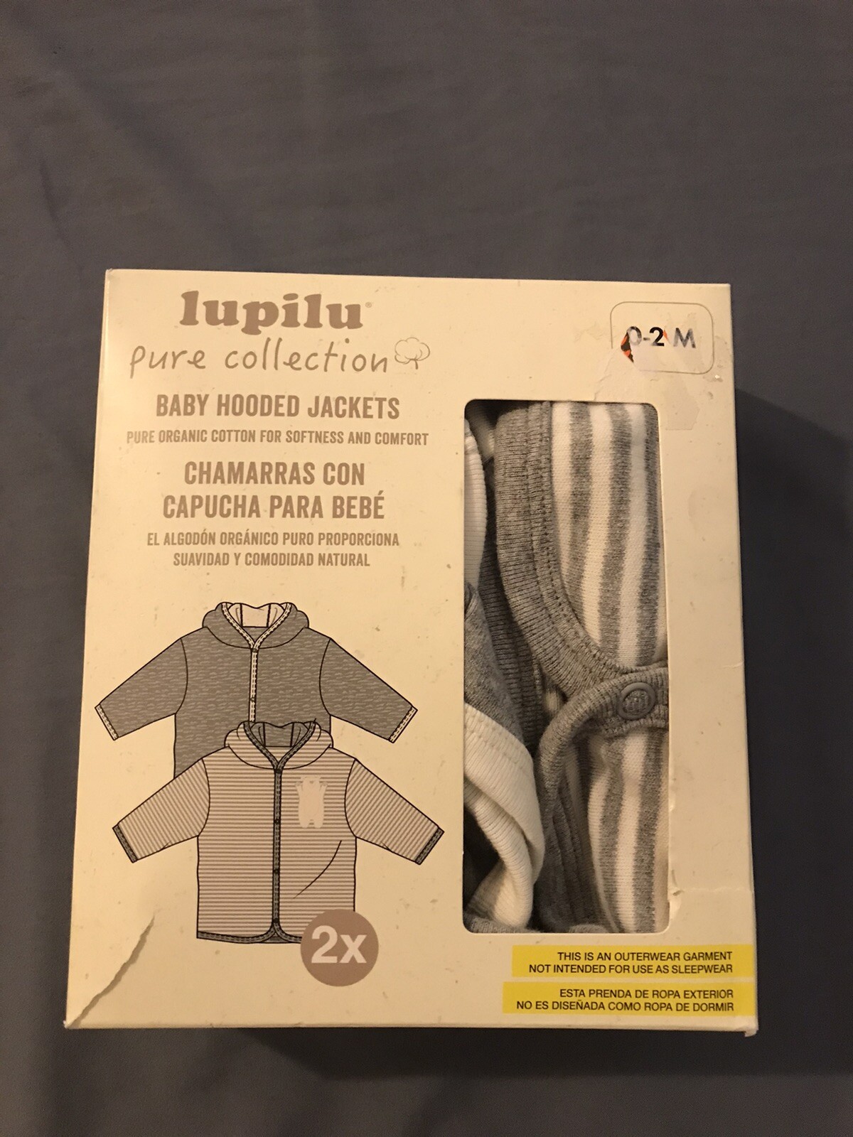 lupilu baby Pure Collection Hooded Jackets 2 Pack (will Be Shipped Without  Box): купить с доставкой из США, цена 1 149 руб - (284013922607)