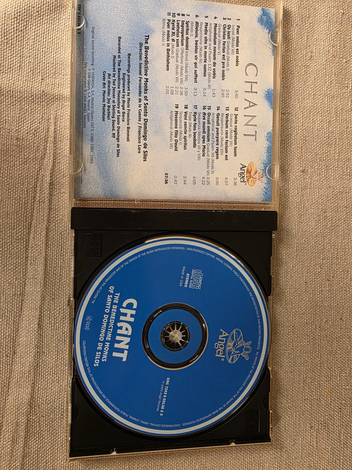 Chant The Benedictine Monks of Santo Domingo de Silos CD Gregorian Chant