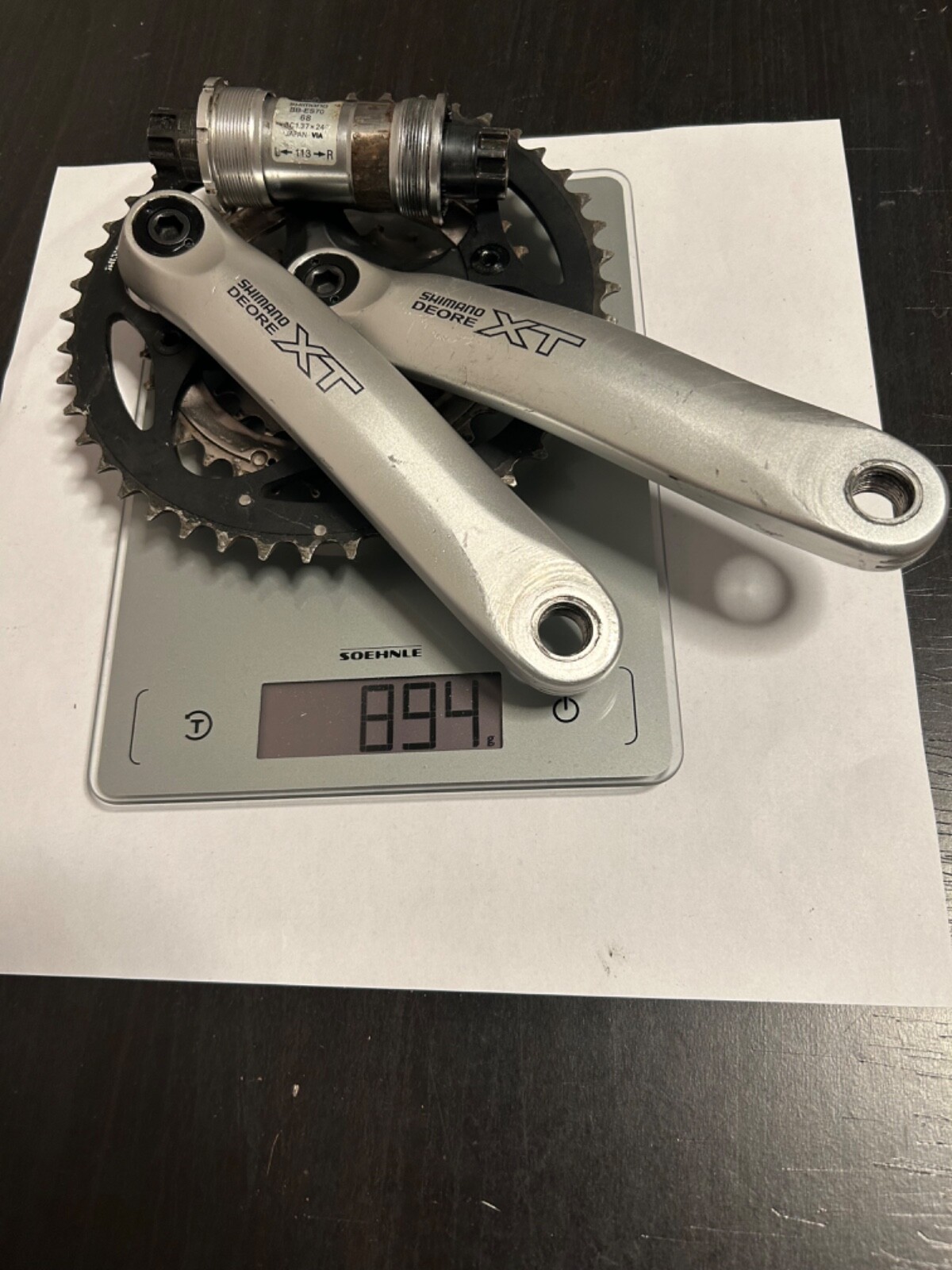SHIMANO DEORE XT クランクアーム　FC-M751 170mm シマノ SHIMANO FC-M751 DEORE XT デオーレ クランクセット
