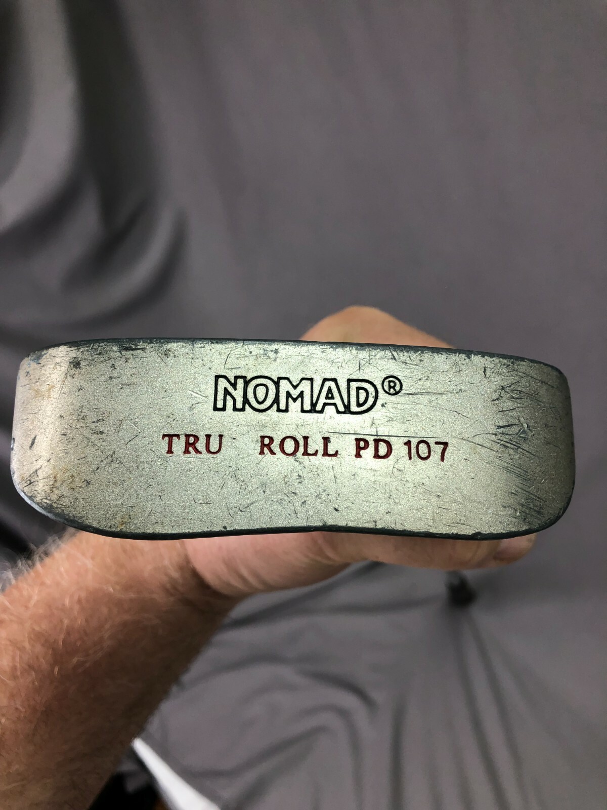 NOMAD TRU ROLL PD107 PUTTER RIB SHAFT TiMg GRAPHITE RH 35