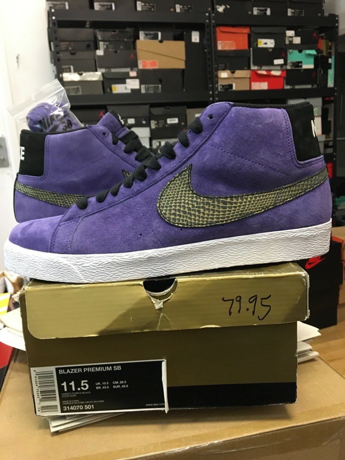 nike sb blazer varsity purple