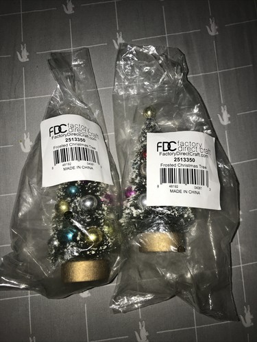 Factory Direct Craft Frosted Christmas Tree