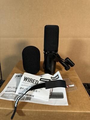 Shure SM7dB Dynamic Vocal Microphone +28dB Built-in Active Preamp 100% Genuine