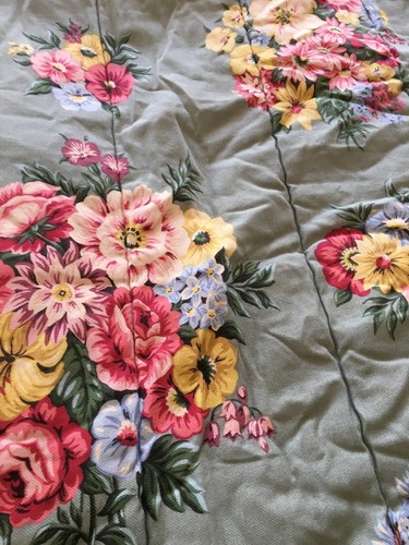 Ralph Lauren Green Floral F/Q Comforter Set