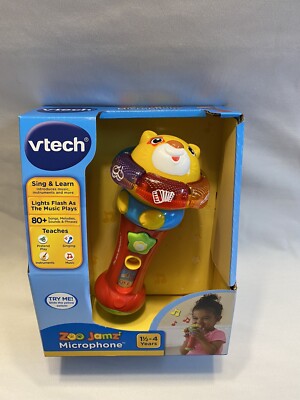Vtech Zoo Jamz Sing & Learn Microphone 80 Plus Songs Age 1 1/2 To 4 Years