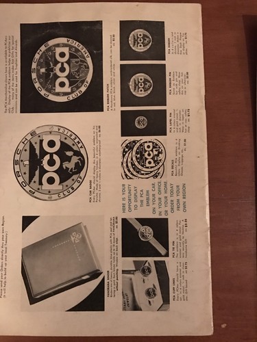 1963 Porsche PCA Panorama Magazine July 1963 RARE!!