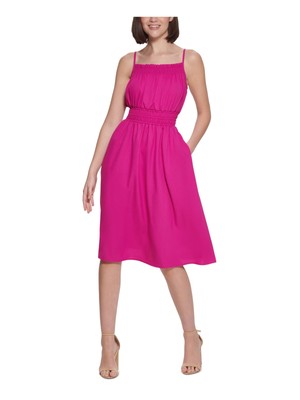 

KENSIE DRESSES Фиолетовое платье трапециевидной формы длиной до колен на тонких бретельках, Фиолетовый