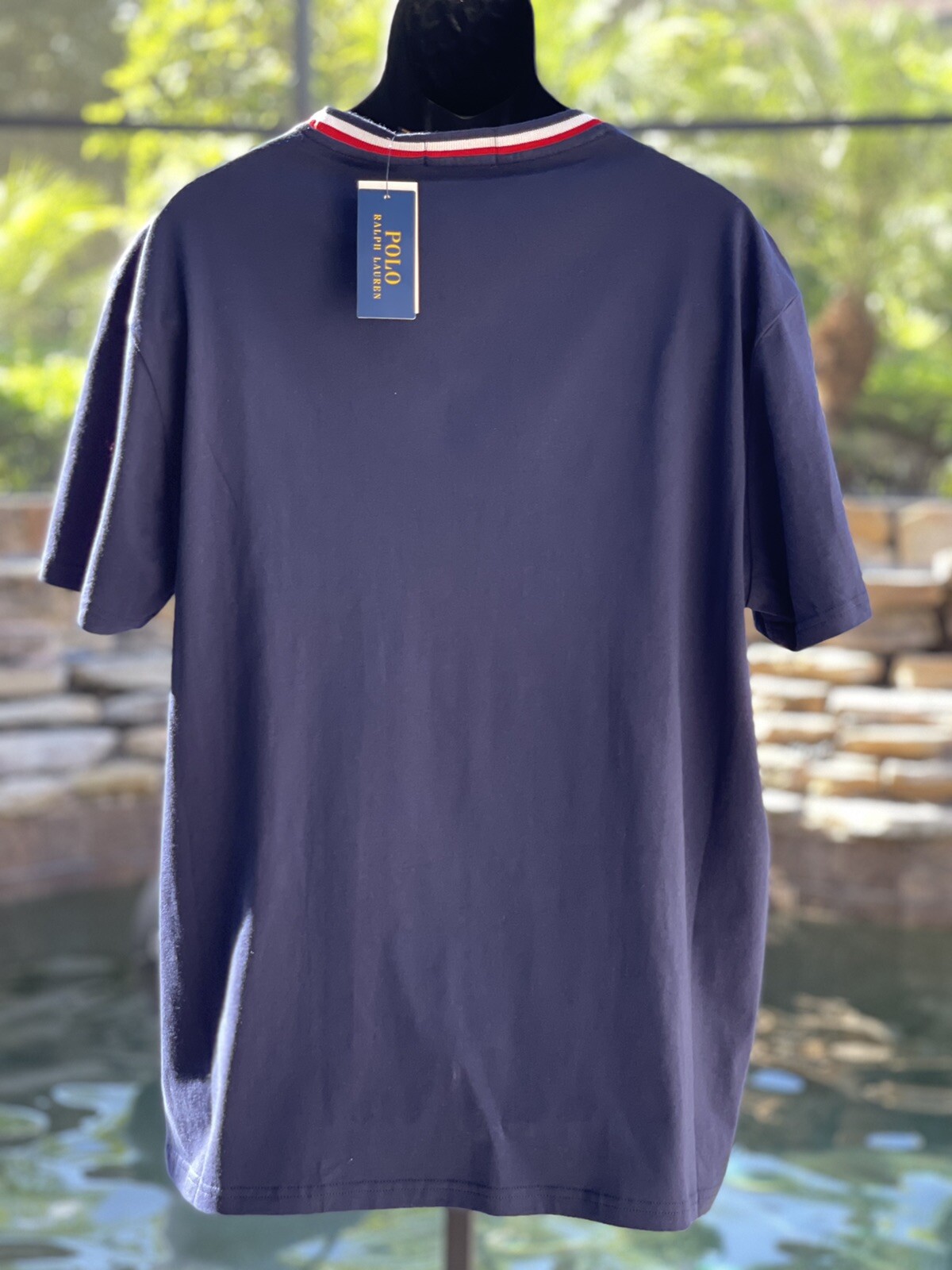 Polo Ralph Lauren Men's USA T-Shirt 2XL Blue - New with Tags