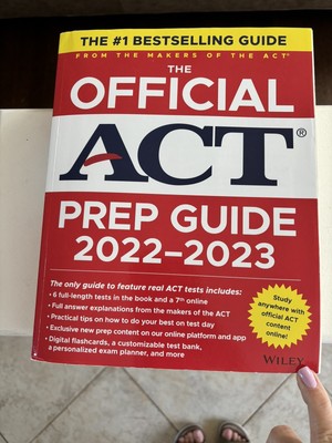 The Official ACT Prep Guide 2022-2023 PreOwned Study Guide Book