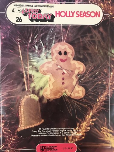 EZ Play Today 26 Holly Season Sheet Music Book Organ Piano Keyboard Preowned