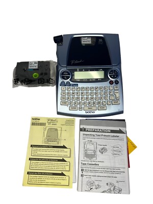 Brother Label Maker P-Touch Deluxe Labeler Model: PT-1880 TESTED Working