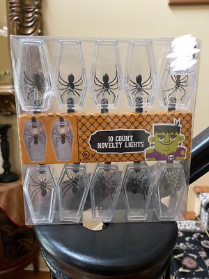 90'' MOLDED SPIDER LIGHT STRINGS  End -to-End Connect, Total Length 123'' 