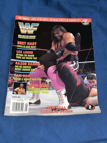 WWF AUGUST 1993 MAGAZINE wrestling wwe | eBay