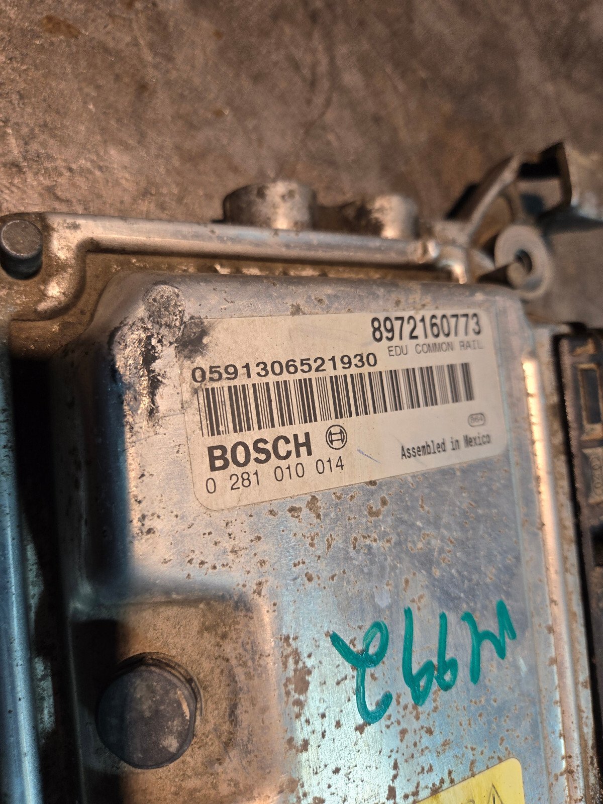 CORE 01-04 DURAMAX 6.6 CHEVY SILVERADO GMC SIERRA 2500 3500 FICM 8972160773 - Picture 2 of 6