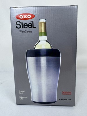 OXO Stainless Steel Wine Bottle Chiller Cooler for Wine - Champagne New in Box