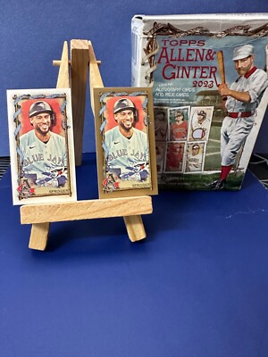 GEORGE SPRINGER 2023 Topps Allen Ginter #40 GOLD MINI AND MINI Toronto Blue Jays