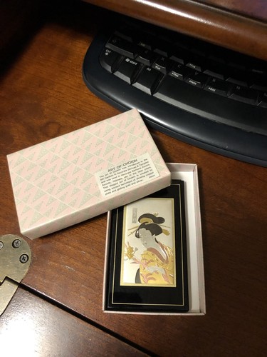 Art of Chokin Address Book Lacquer Japan