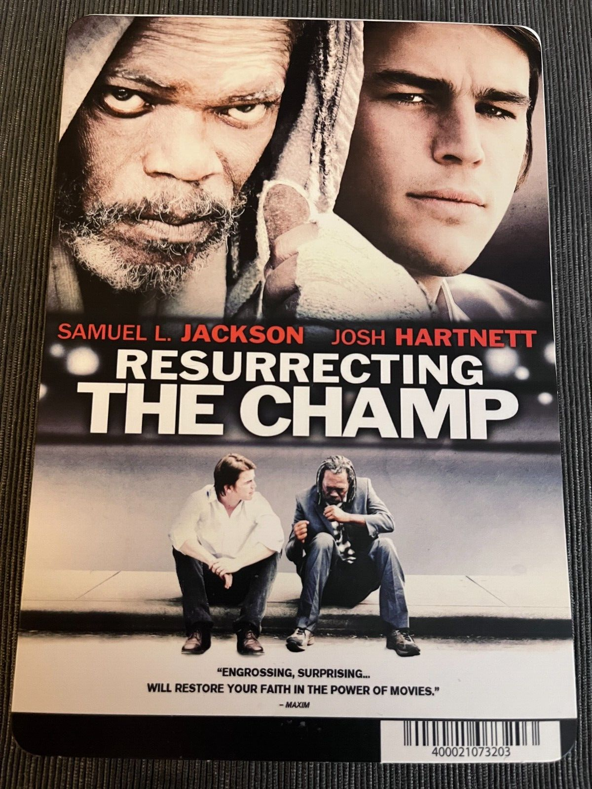 Resurrecting the Champ BLOCKBUSTER VIDEO BACKER CARD 5.5