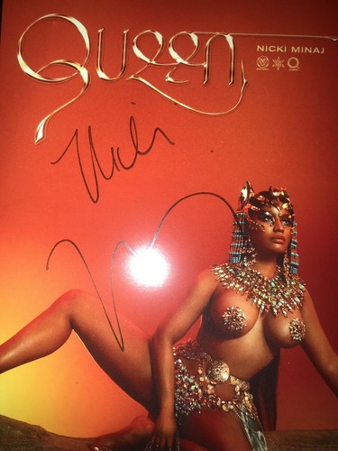 nicki minaj queen Cd Signed Postcard