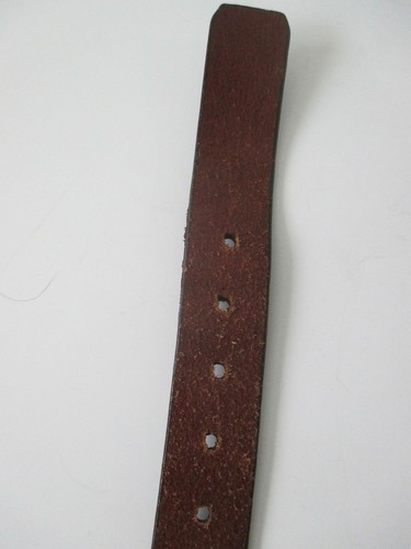 Nine West Mens Belt Italian Bridle Leather Sz Medium Brown