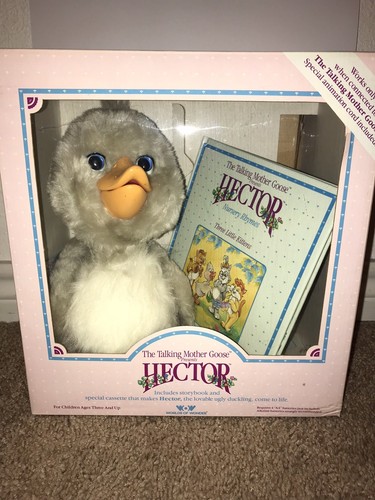 VINTAGE WORLDS OF WONDER MOTHER GOOSE AND HECTOR,12 BOOKS 12 TAPES, EXTRA OUTFIT